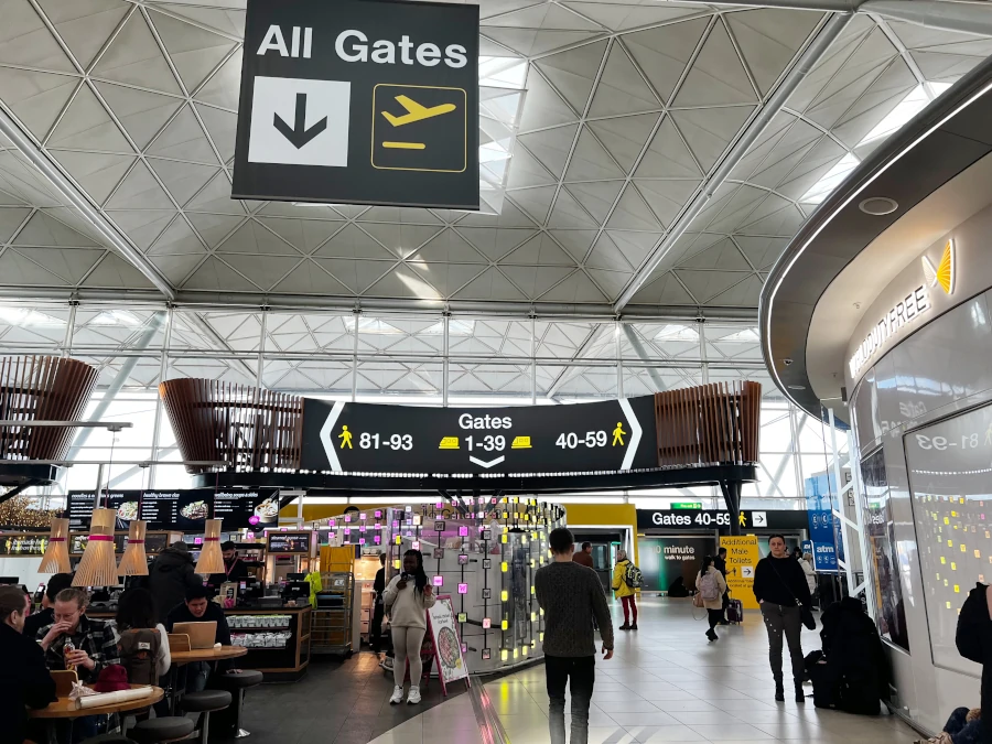 Terminal Gates Stansted Airport